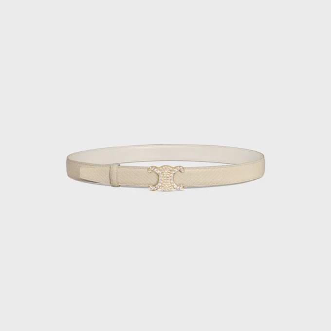 Triomphe Buckle & Reversible Strap 25Mm Triomphe Buckle & Reversible Strap 25Mm