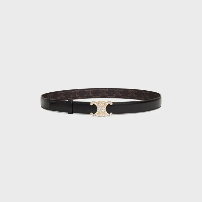 Triomphe Buckle & Reversible Strap 25Mm Triomphe Buckle & Reversible Strap 25Mm