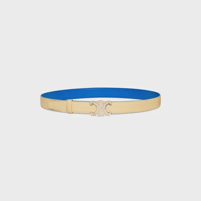Triomphe Buckle & Reversible Strap 25Mm Triomphe Buckle & Reversible Strap 25Mm