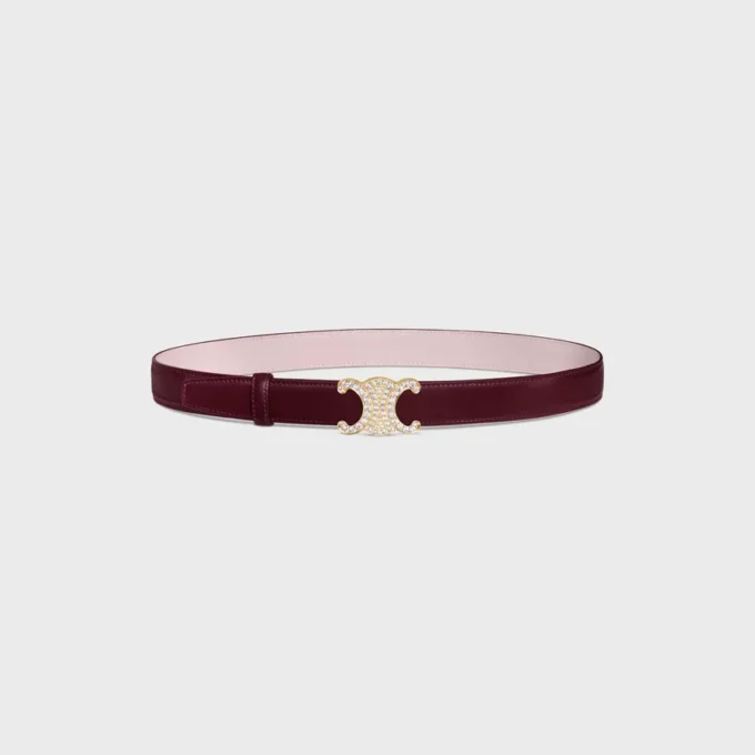 Triomphe Buckle & Reversible Strap 25Mm Triomphe Buckle & Reversible Strap 25Mm