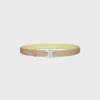 Triomphe Buckle & Reversible Strap 25Mm Triomphe Buckle & Reversible Strap 25Mm