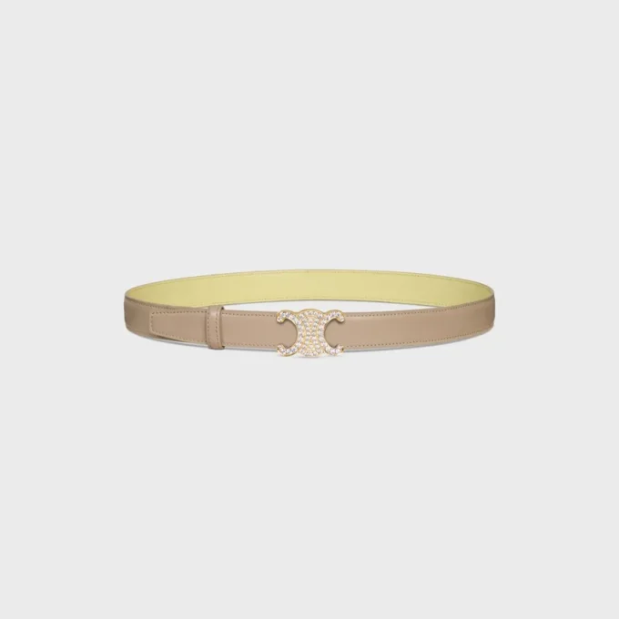Triomphe Buckle & Reversible Strap 25Mm Triomphe Buckle & Reversible Strap 25Mm