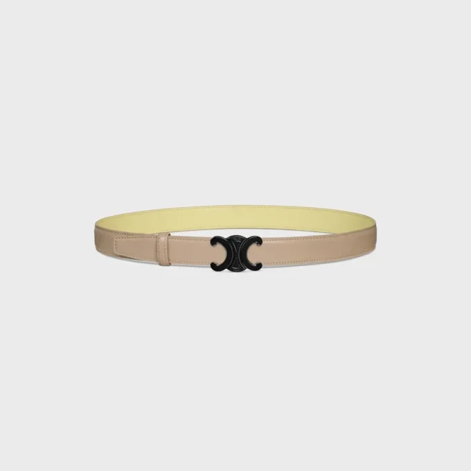 Triomphe Buckle & Reversible Strap 25Mm Triomphe Buckle & Reversible Strap 25Mm