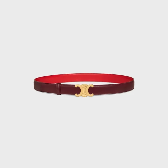 Triomphe Buckle & Reversible Strap 25Mm Triomphe Buckle & Reversible Strap 25Mm