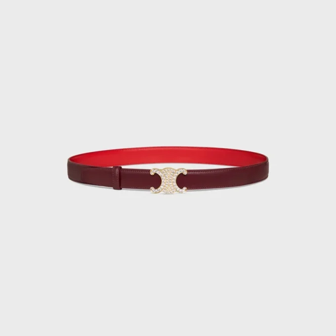 Triomphe Buckle & Reversible Strap 25Mm Triomphe Buckle & Reversible Strap 25Mm