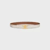 Triomphe Buckle & Reversible Strap 25Mm Triomphe Buckle & Reversible Strap 25Mm