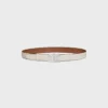 Triomphe Buckle & Reversible Strap 25Mm Triomphe Buckle & Reversible Strap 25Mm