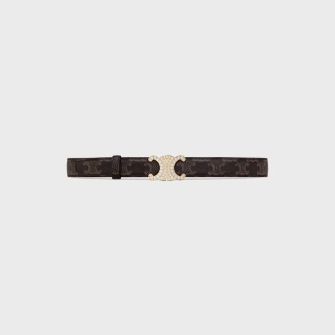 Triomphe Buckle & Reversible Strap 25Mm Triomphe Buckle & Reversible Strap 25Mm