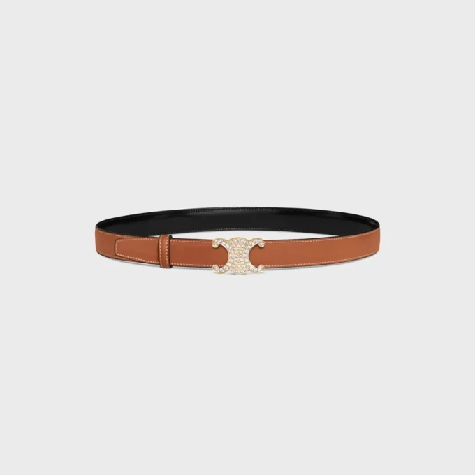 Triomphe Buckle & Reversible Strap 25Mm Triomphe Buckle & Reversible Strap 25Mm