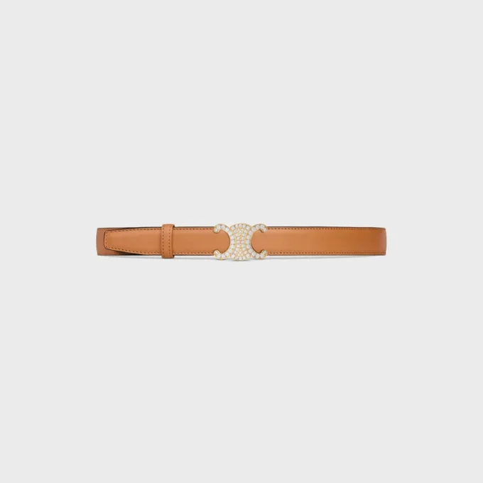 Triomphe Buckle & Reversible Strap 25Mm Triomphe Buckle & Reversible Strap 25Mm