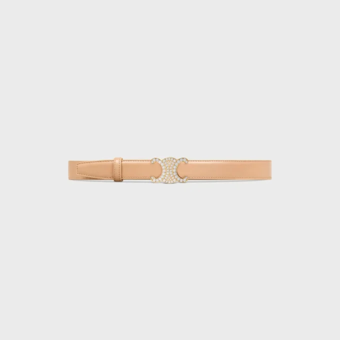 Triomphe Buckle & Reversible Strap 25Mm Triomphe Buckle & Reversible Strap 25Mm