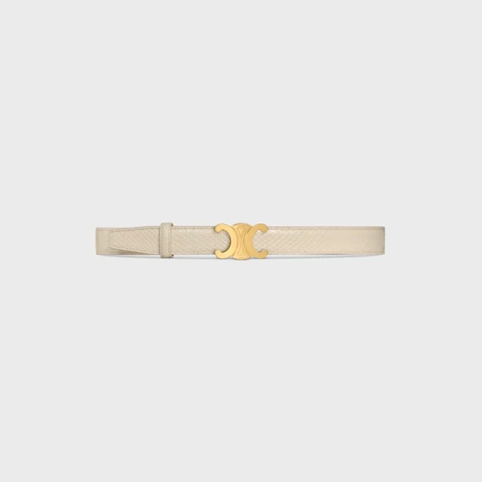 Triomphe Buckle & Reversible Strap 25Mm Triomphe Buckle & Reversible Strap 25Mm