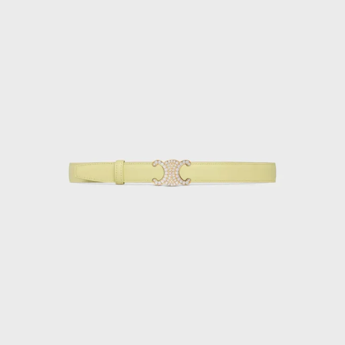 Triomphe Buckle & Reversible Strap 25Mm Triomphe Buckle & Reversible Strap 25Mm