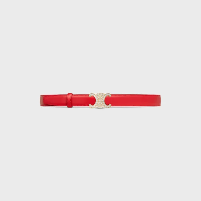 Triomphe Buckle & Reversible Strap 25Mm Triomphe Buckle & Reversible Strap 25Mm