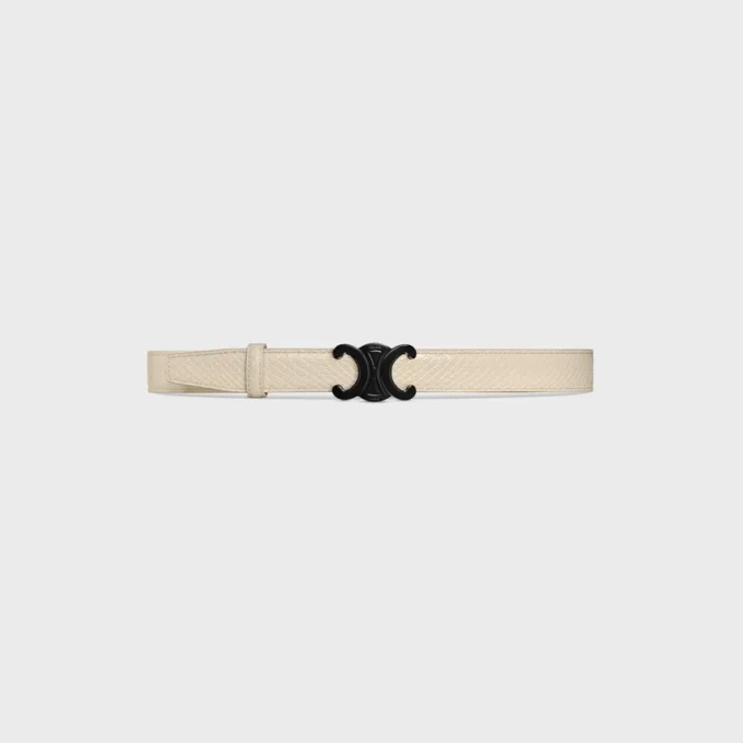 Triomphe Buckle & Reversible Strap 25Mm Triomphe Buckle & Reversible Strap 25Mm