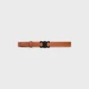 Triomphe Buckle & Reversible Strap 25Mm Triomphe Buckle & Reversible Strap 25Mm