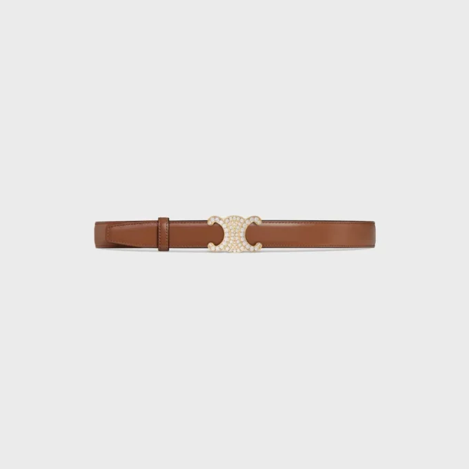 Triomphe Buckle & Reversible Strap 25Mm Triomphe Buckle & Reversible Strap 25Mm