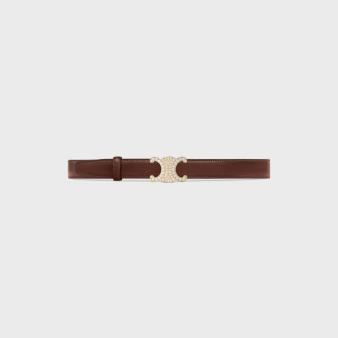 Triomphe Buckle & Reversible Strap 25Mm Triomphe Buckle & Reversible Strap 25Mm
