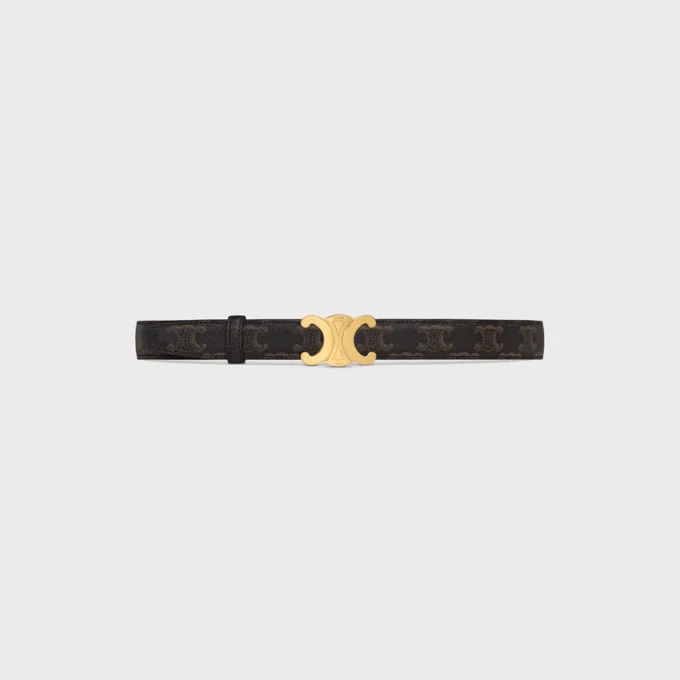 Triomphe Buckle & Reversible Strap 25Mm Triomphe Buckle & Reversible Strap 25Mm