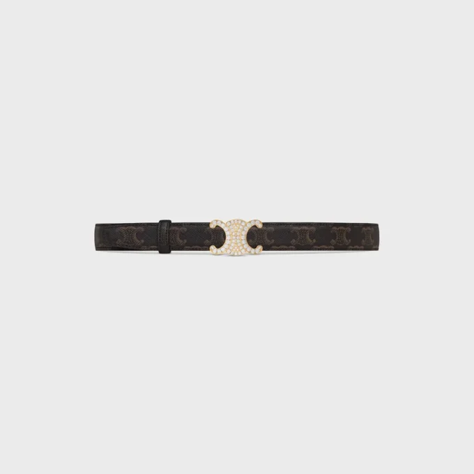 Triomphe Buckle & Reversible Strap 25Mm Triomphe Buckle & Reversible Strap 25Mm