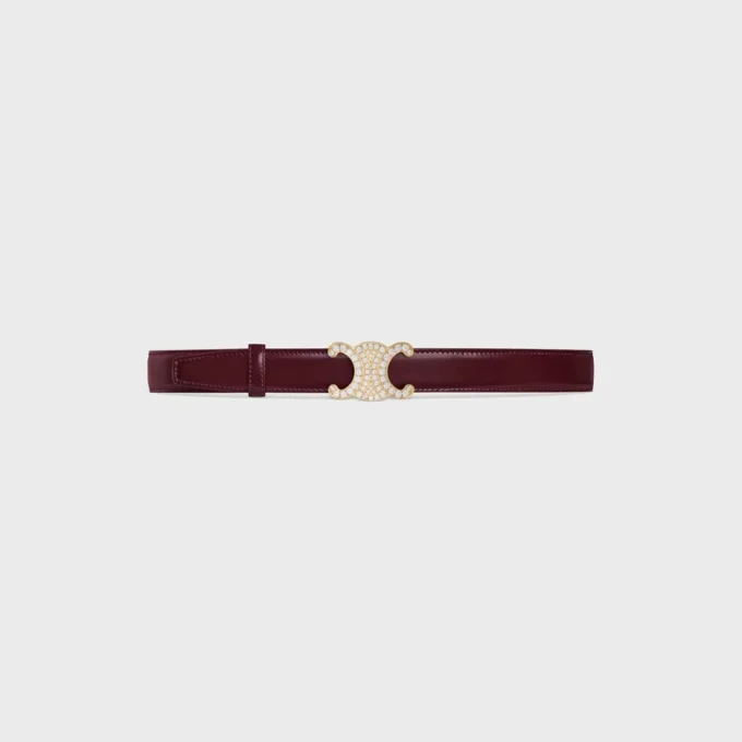 Triomphe Buckle & Reversible Strap 25Mm Triomphe Buckle & Reversible Strap 25Mm