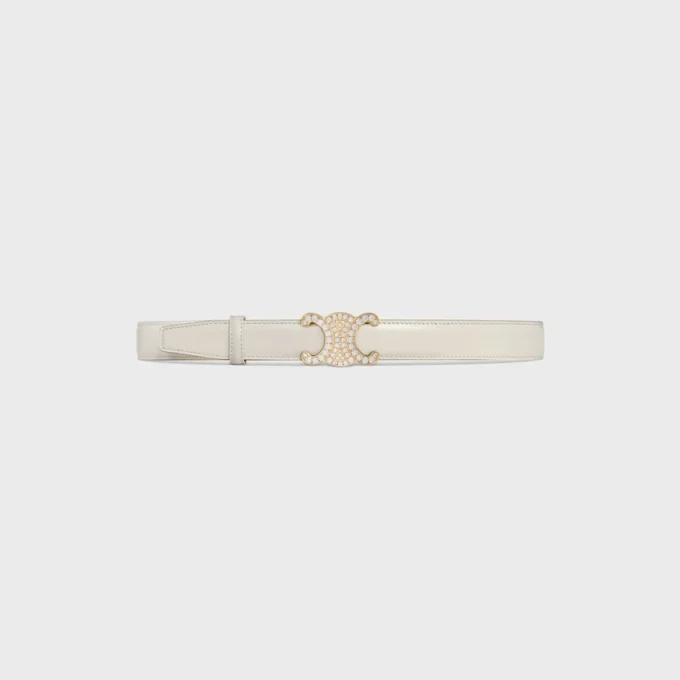 Triomphe Buckle & Reversible Strap 25Mm Triomphe Buckle & Reversible Strap 25Mm