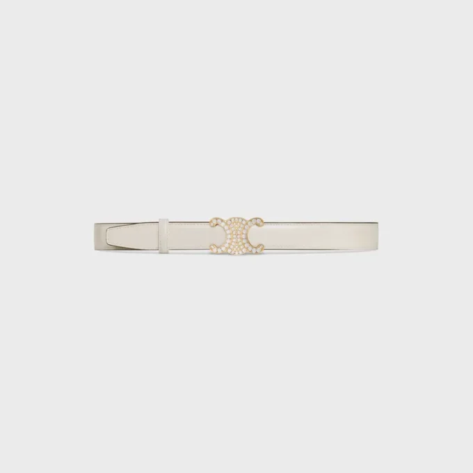 Triomphe Buckle & Reversible Strap 25Mm Triomphe Buckle & Reversible Strap 25Mm
