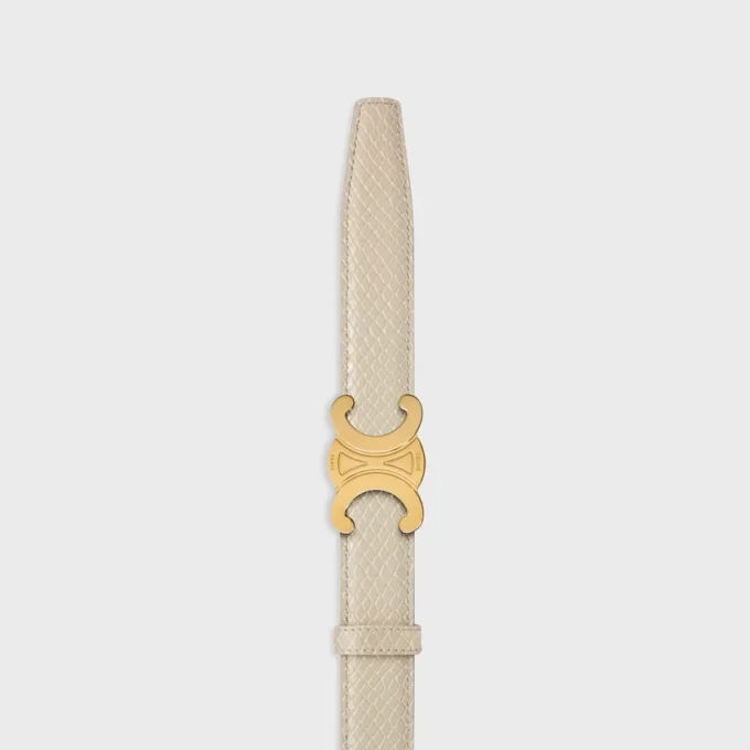 Triomphe Buckle & Reversible Strap 25Mm Triomphe Buckle & Reversible Strap 25Mm