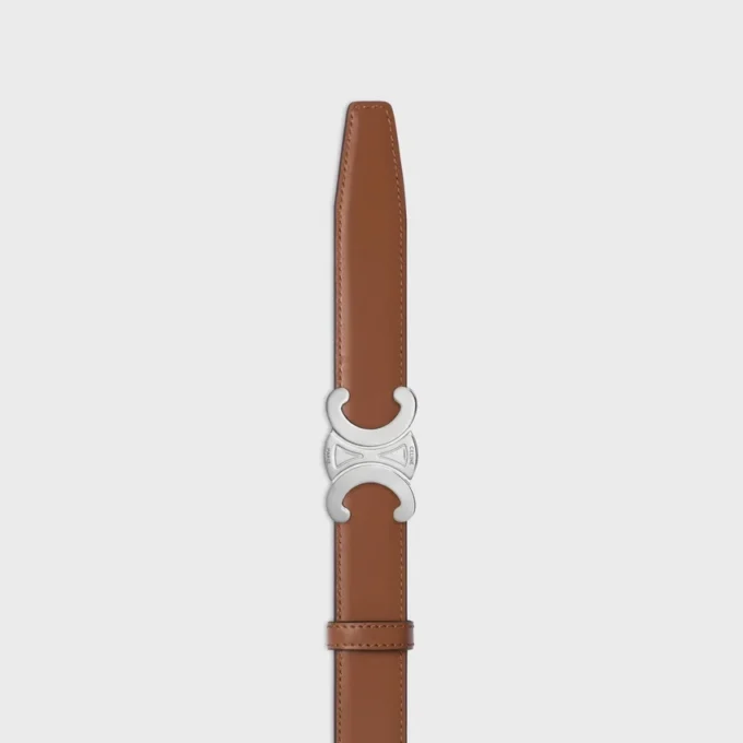Triomphe Buckle & Reversible Strap 25Mm Triomphe Buckle & Reversible Strap 25Mm
