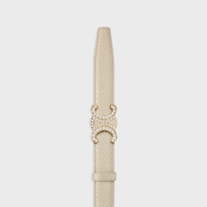 Triomphe Buckle & Reversible Strap 25Mm Triomphe Buckle & Reversible Strap 25Mm