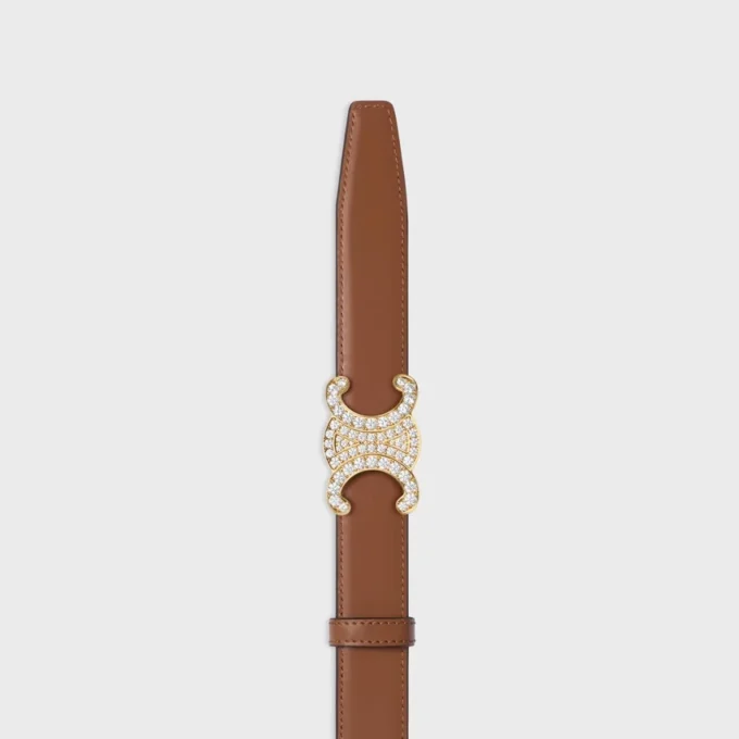 Triomphe Buckle & Reversible Strap 25Mm Triomphe Buckle & Reversible Strap 25Mm