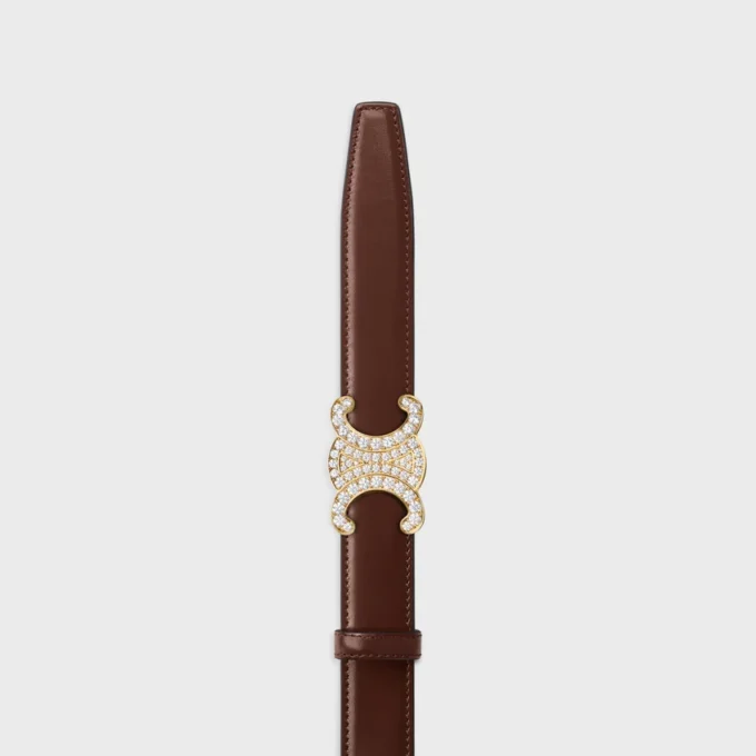 Triomphe Buckle & Reversible Strap 25Mm Triomphe Buckle & Reversible Strap 25Mm