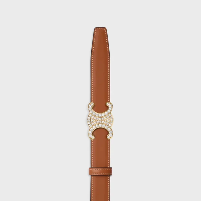 Triomphe Buckle & Reversible Strap 25Mm Triomphe Buckle & Reversible Strap 25Mm