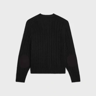 Triomphe Cardigan in Cable-Knit Cashmere