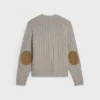 Triomphe Cardigan in Cable-Knit Cashmere Triomphe Cardigan in Cable-Knit Cashmere