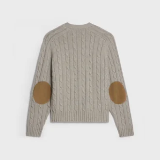 Triomphe Cardigan in Cable-Knit Cashmere Triomphe Cardigan in Cable-Knit Cashmere