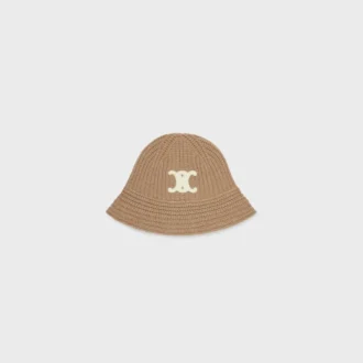 Triomphe Cloche Beanie in Cashmere