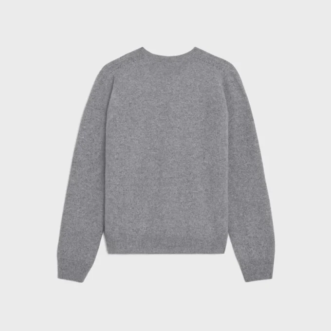 Triomphe Crew Neck Sweater in Cashmere Triomphe Crew Neck Sweater in Cashmere