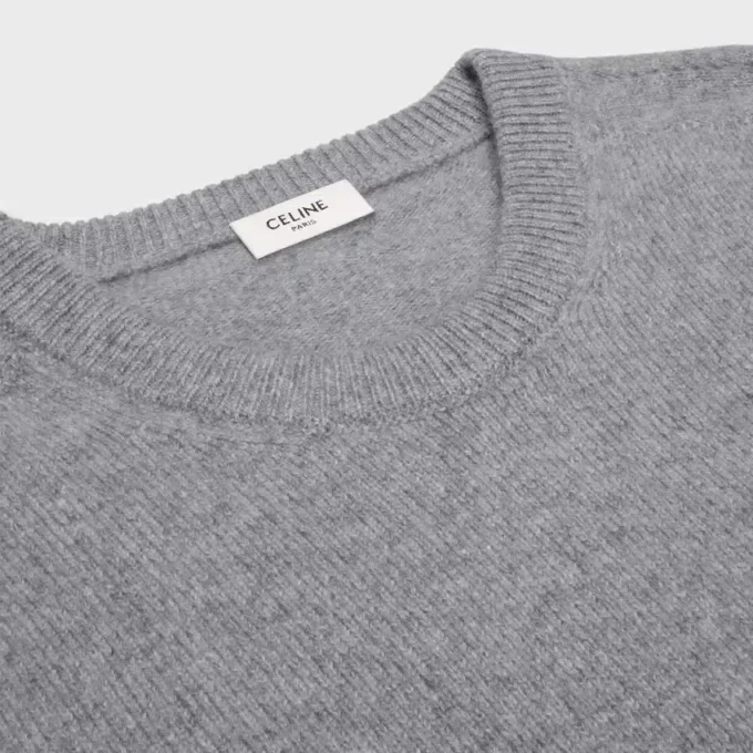 Triomphe Crew Neck Sweater in Cashmere Triomphe Crew Neck Sweater in Cashmere