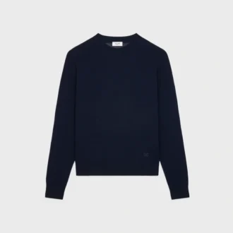 Triomphe Crew Neck Sweater in Fine Wool