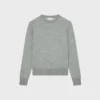 Triomphe Crew Neck Sweater in Fine Wool