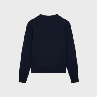 Triomphe Crew Neck Sweater in Fine Wool