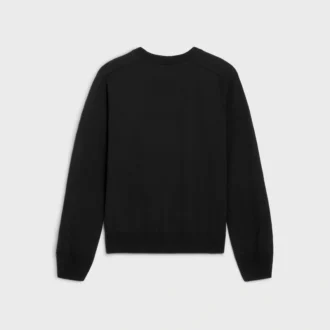Triomphe Crew Neck Sweater in Wool