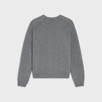 Triomphe Crew Neck Sweater in Wool Cashmere