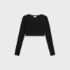 Triomphe Crop Top in Athletic Viscose