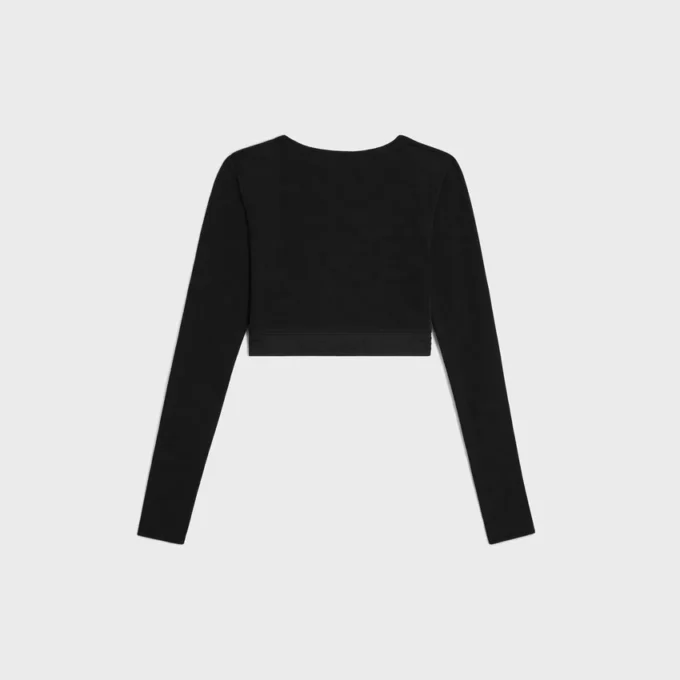 Triomphe Crop Top in Athletic Viscose