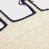 Triomphe Crop Top in Crochetted Cotton