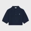 Triomphe Cropped Polo in Wool
