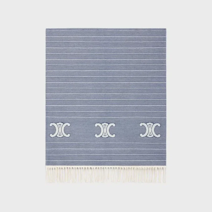 Triomphe Fouta in Striped Cotton Triomphe Fouta in Striped Cotton