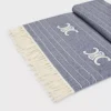 Triomphe Fouta in Striped Cotton Triomphe Fouta in Striped Cotton